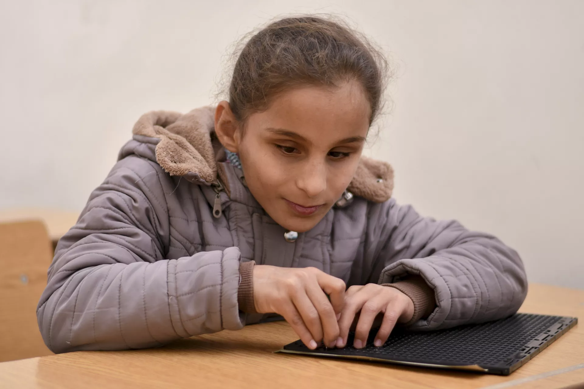 Educating Blind Girls